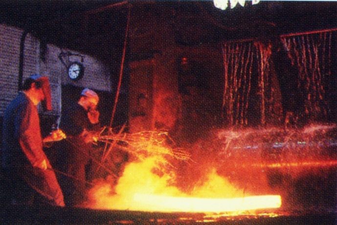 décalaminage aux branchages,  photo D. MENGIN, cliquez pour agrandir